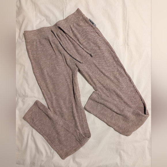 Gymshark Ribbed Slounge Leggings - Lounge Pants - High Waist - Picture 2 of 7